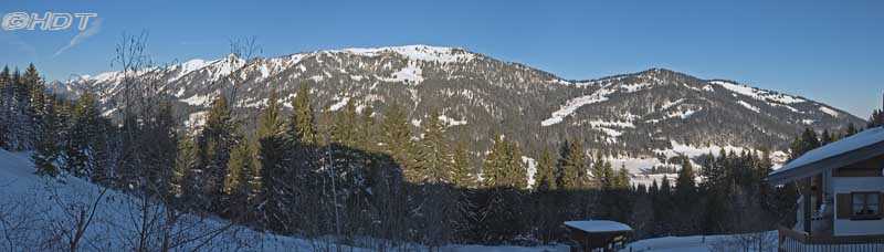 Blick vom Allgäuer Berghof nach Norden
